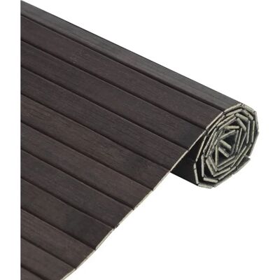 vidaXL Teppich 60x500cm Dunkelbraun Bambus - Teppich, Bodenschutzmatte, Flur vidaXL Teppich 60x500cm Dunkelbraun Bambus - Teppich, Bodenschutzmatte, Flur