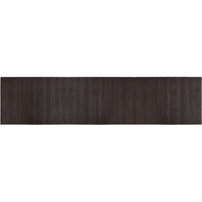vidaXL Bambus Dunkelbraun Rechteckiger Teppich - 70x300 cm vidaXL Bambus Dunkelbraun Rechteckiger Teppich - 70x300 cm