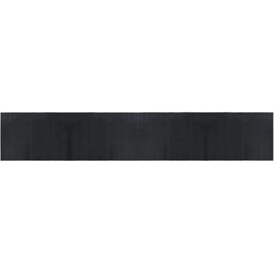 vidaXL Sort bambus tæppe 70x400 cm - Tæppe vidaXL Sort bambus tæppe 70x400 cm - Tæppe