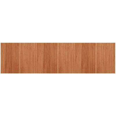 vidaXL Bamboo Brown Rectangular Rug 80x300 cm - Rug vidaXL Bamboo Brown Rectangular Rug 80x300 cm - Rug