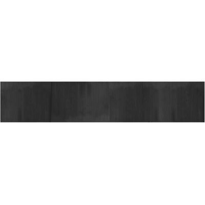 vidaXL 80x400 cm Bambusgrau Teppich - Langlebig Natürliche Bodenmatte vidaXL 80x400 cm Bambusgrau Teppich - Langlebig Natürliche Bodenmatte