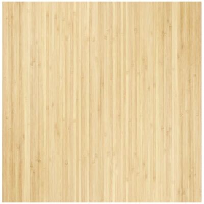 vidaXL 100x100 cm Natürliches Bambus Teppich - Langlebig, Rutschfest, Neutrale Töne vidaXL 100x100 cm Natürliches Bambus Teppich - Langlebig, Rutschfest, Neutrale Töne