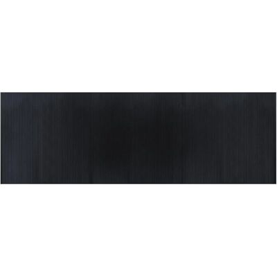 vidaXL Sort Bambus Tæppe 100x300cm - Holdbart Naturligt Materiale vidaXL Sort Bambus Tæppe 100x300cm - Holdbart Naturligt Materiale