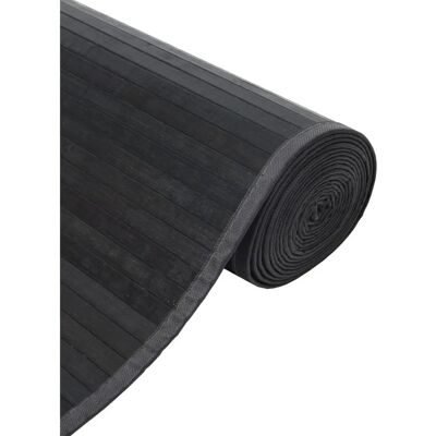 vidaXL Teppich Rechteckig Grau 60x500 cm Bambus - Teppich vidaXL Teppich Rechteckig Grau 60x500 cm Bambus - Teppich