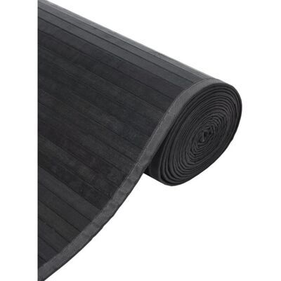 Alfombra vidaXL 60x1000 cm Bambú Gris - Alfombra Alfombra vidaXL 60x1000 cm Bambú Gris - Alfombra