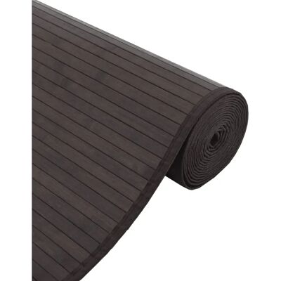 Alfombra vidaXL Marrón Oscuro 60x1000 cm Bambú - Alfombra Alfombra vidaXL Marrón Oscuro 60x1000 cm Bambú - Alfombra