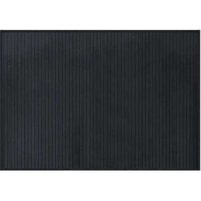 vidaXL Bambus Teppich 70x100cm - Rechteckig Schwarzer Bodenbelag vidaXL Bambus Teppich 70x100cm - Rechteckig Schwarzer Bodenbelag