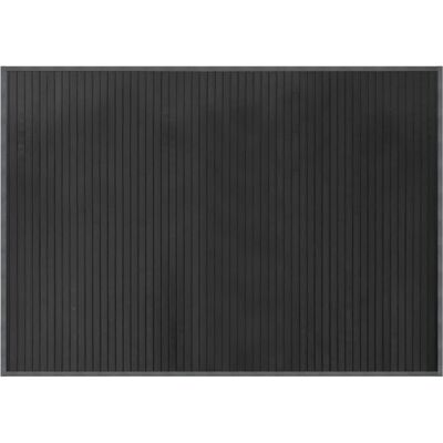 vidaXL Bamboo Grey Rectangular Rug - Floor Mat & Runner vidaXL Bamboo Grey Rectangular Rug - Floor Mat & Runner