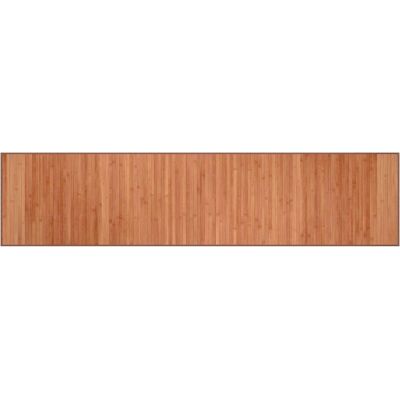 vidaXL Brauner Bambus-Teppich 70x300cm - Langlebig & Natürlich vidaXL Brauner Bambus-Teppich 70x300cm - Langlebig & Natürlich