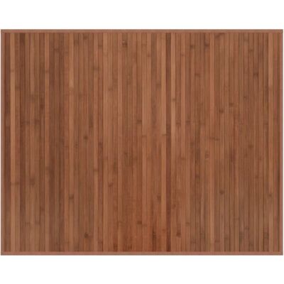 vidaXL Vloerkleed Rechthoekig Bruin 80x100 cm Bamboe - Vloerkleed vidaXL Vloerkleed Rechthoekig Bruin 80x100 cm Bamboe - Vloerkleed