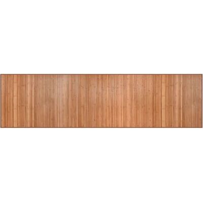 vidaXL Bamboe Natuur Tapijt - 80x300 cm - Rechthoekig - Duurzaam & Antislip vidaXL Bamboe Natuur Tapijt - 80x300 cm - Rechthoekig - Duurzaam & Antislip