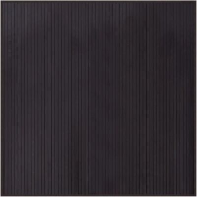 vidaXL 100x100 cm Dunkelbrauner Bambus-Teppich - Quadratisch, Langlebig, Natur vidaXL 100x100 cm Dunkelbrauner Bambus-Teppich - Quadratisch, Langlebig, Natur