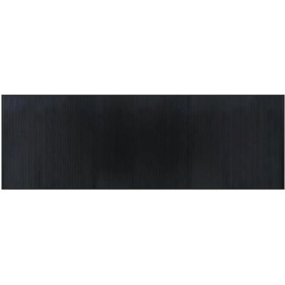 vidaXL Tapis rectangulaire en bambou - 100x300 cm - Noir vidaXL Tapis rectangulaire en bambou - 100x300 cm - Noir