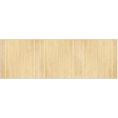 vidaXL Alfombra rectangular bambú color natural claro 100x300 cm vidaXL Alfombra rectangular bambú color natural claro 100x300 cm