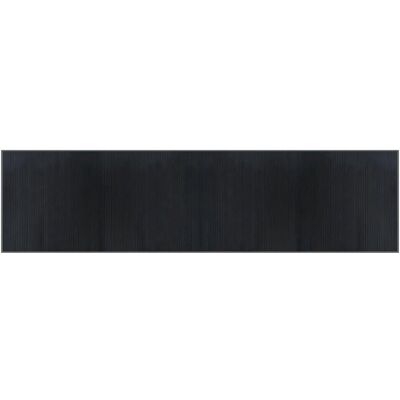 vidaXL Tapis Rectangulaire Bambou Gris 100x400cm - Durable & Naturel vidaXL Tapis Rectangulaire Bambou Gris 100x400cm - Durable & Naturel