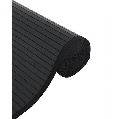 vidaXL Bambus Schwarz 100x500 cm Rechteckiger Teppich - Bodenmatte Küche & Wohnzimmer vidaXL Bambus Schwarz 100x500 cm Rechteckiger Teppich - Bodenmatte Küche & Wohnzimmer