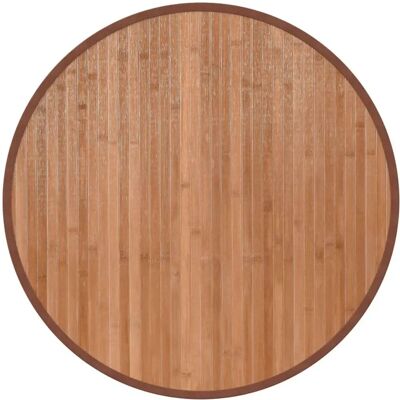 vidaXL Natural Bamboo Round Rug - Rug vidaXL Natural Bamboo Round Rug - Rug