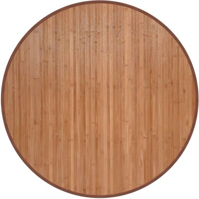 VidaXL Natural Bamboo Round Rug - 100cm VidaXL Natural Bamboo Round Rug - 100cm