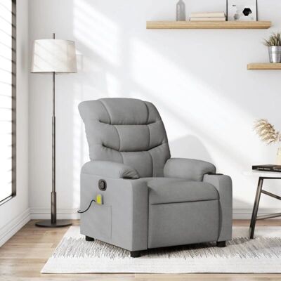 VIDAXL Hellgraue Massagestuhl - Relaxsessel VIDAXL Hellgraue Massagestuhl - Relaxsessel