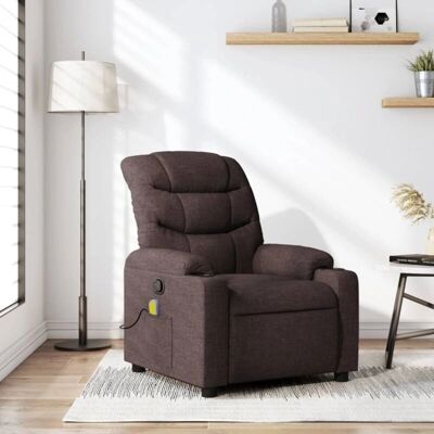 MAISONCHIC Relaxsessel mit Massage - 6-Punkt Vibrations, Dunkelbraun MAISONCHIC Relaxsessel mit Massage - 6-Punkt Vibrations, Dunkelbraun