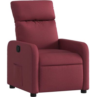 Chaise d'accent VidaXL - Rouge vin - Confortable & Réglable - Publicité Chaise d'accent VidaXL - Rouge vin - Confortable & Réglable - Publicité