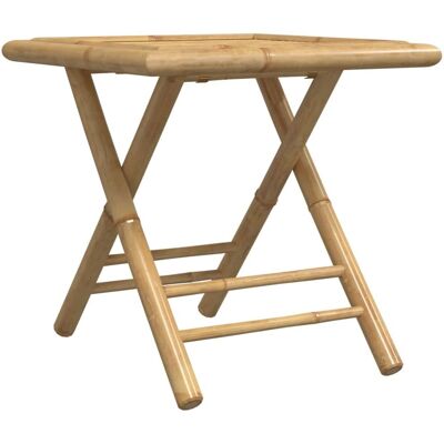 vidaXL Opvouwbare Bamboe Tuin Tafel 45x45x45 cm - Tuin Tafel vidaXL Opvouwbare Bamboe Tuin Tafel 45x45x45 cm - Tuin Tafel