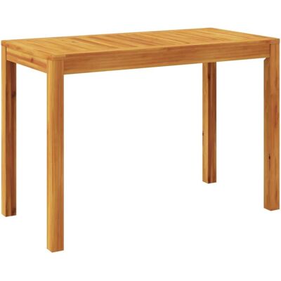 vidaXL Gartentisch Braun - Gartentisch 110x55x75 cm Massives Akazienholz vidaXL Gartentisch Braun - Gartentisch 110x55x75 cm Massives Akazienholz
