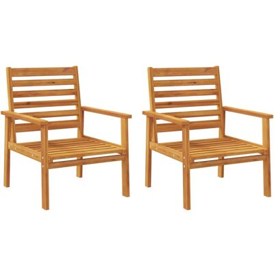 vidaXL Gartensofa aus Massivholz Akazie - Garten, Balkon, Terrasse vidaXL Gartensofa aus Massivholz Akazie - Garten, Balkon, Terrasse