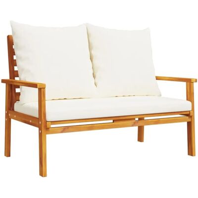 vidaXL 366378 Gartensofa - Akazienholz, Stoff, Polyester vidaXL 366378 Gartensofa - Akazienholz, Stoff, Polyester