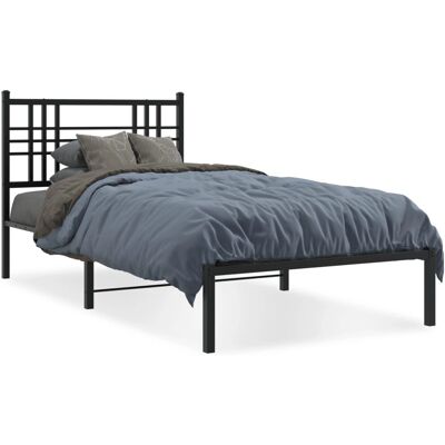vidaXL metallipäätyinen sängyn kehys - 100x190 cm patja varten vidaXL metallipäätyinen sängyn kehys - 100x190 cm patja varten