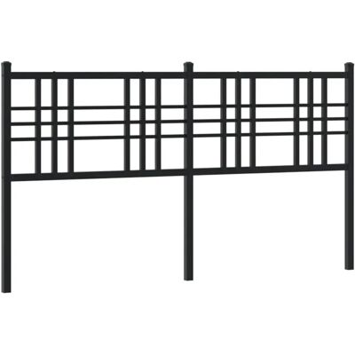 vidaXL Metallkopfteil Schwarz 160 cm - Kopfteil vidaXL Metallkopfteil Schwarz 160 cm - Kopfteil