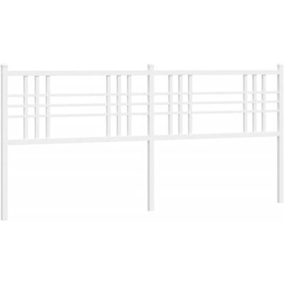 vidaXL Metallkopfteil Weiß 200 cm - Kopfteil vidaXL Metallkopfteil Weiß 200 cm - Kopfteil