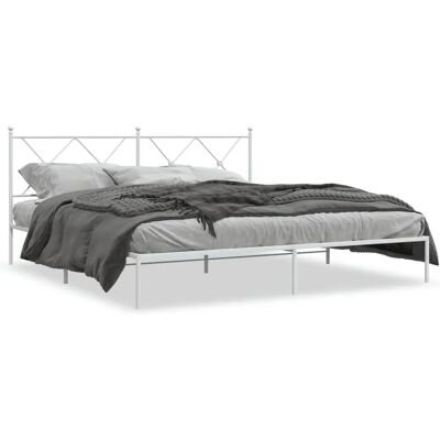 vidaXL Bettgestell Weiß 180x200 cm - Bettgestell vidaXL Bettgestell Weiß 180x200 cm - Bettgestell