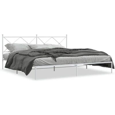 vidaXL Bettgestell Weiß 193x203 cm - Bettgestell vidaXL Bettgestell Weiß 193x203 cm - Bettgestell