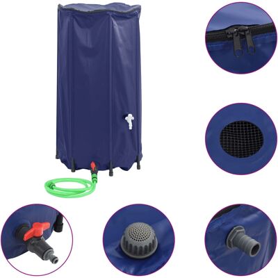vidaXL Vandbeholder med Klikfald 250 L PVC - Vandopbevaring vidaXL Vandbeholder med Klikfald 250 L PVC - Vandopbevaring