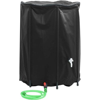 vidaXL Wasserbehälter mit Hahn 1350 L - Wasserspeicher vidaXL Wasserbehälter mit Hahn 1350 L - Wasserspeicher