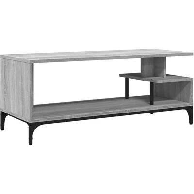 vidaXL 102x40x41 cm Grijze Sonoma TV Kast - TV Meubel vidaXL 102x40x41 cm Grijze Sonoma TV Kast - TV Meubel