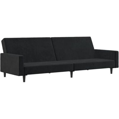 vidaXL 375735 Sort sovesofa vidaXL 375735 Sort sovesofa