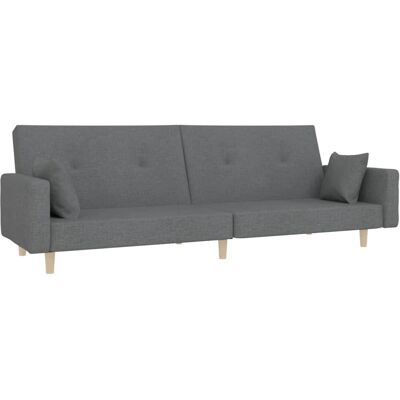 vidaXL Grå Sovesofa - 2-i-1 Ombygning Sovesofa til Gæster vidaXL Grå Sovesofa - 2-i-1 Ombygning Sovesofa til Gæster