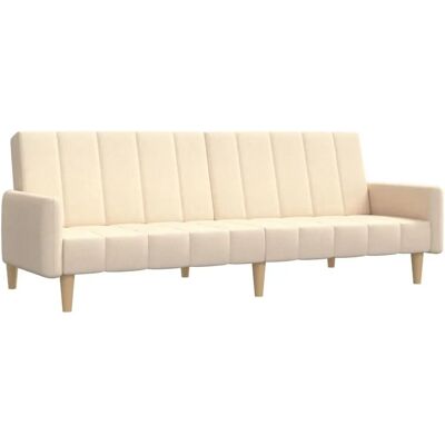 vidaXL Sovesofa Creme 2-i-1 220x84,5x69cm vidaXL Sovesofa Creme 2-i-1 220x84,5x69cm