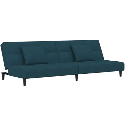 Canapé convertible bleu VidaXL 375806 Canapé convertible bleu VidaXL 375806