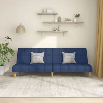 vidaXL 2-in-1 Blau Schlafsofa 200x84.5x69cm vidaXL 2-in-1 Blau Schlafsofa 200x84.5x69cm