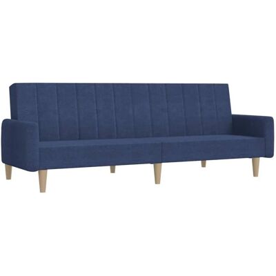 vidaXL Sammenklaplig sovesofa - 2-i-1 Blå vidaXL Sammenklaplig sovesofa - 2-i-1 Blå
