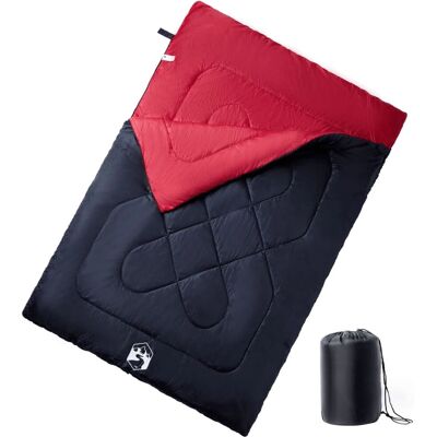 vidaXL Doppelschlafsack - 3-4 Jahreszeiten - Rot vidaXL Doppelschlafsack - 3-4 Jahreszeiten - Rot