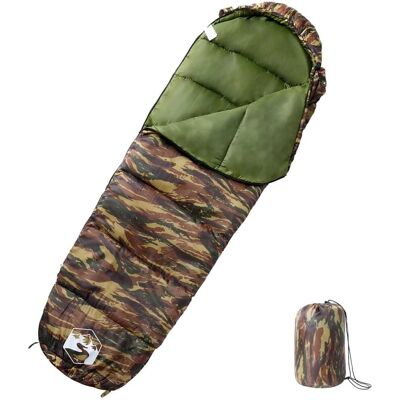 vidaXL Mumiöser Schlafsack für Erwachsene - 3 Jahreszeiten - Camping & Wandern vidaXL Mumiöser Schlafsack für Erwachsene - 3 Jahreszeiten - Camping & Wandern