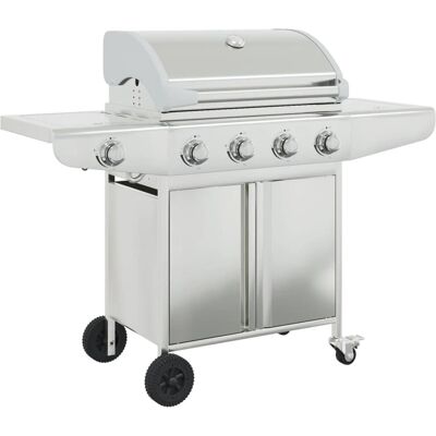 vidaXL Barbecue à Gaz avec 5 Brûleurs - Grill à Gaz - Publicité vidaXL Barbecue à Gaz avec 5 Brûleurs - Grill à Gaz - Publicité