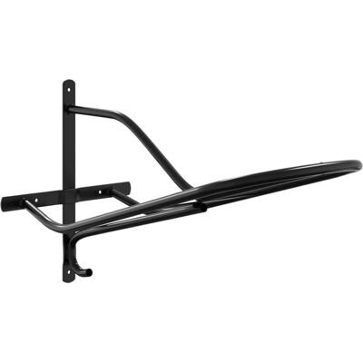 vidaXL Sattelhalter Wandmontage Schwarz Eisen - Sattelständer vidaXL Sattelhalter Wandmontage Schwarz Eisen - Sattelständer