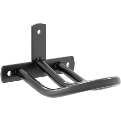 vidaXL Schwarzes Eisen Wandmontierter Zaumzeughalter - Stallorganisator vidaXL Schwarzes Eisen Wandmontierter Zaumzeughalter - Stallorganisator