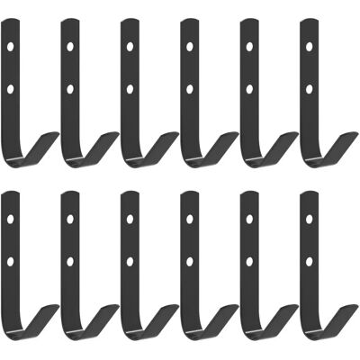vidaXL Wandhaken J-Form 12 Stück - Wandhaken vidaXL Wandhaken J-Form 12 Stück - Wandhaken