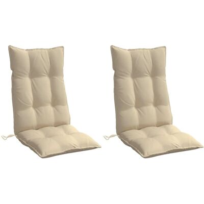 vidaXL Hoge rugkussens - Waterafstotend Oxford stof, 120x50 cm, 2 stuks vidaXL Hoge rugkussens - Waterafstotend Oxford stof, 120x50 cm, 2 stuks